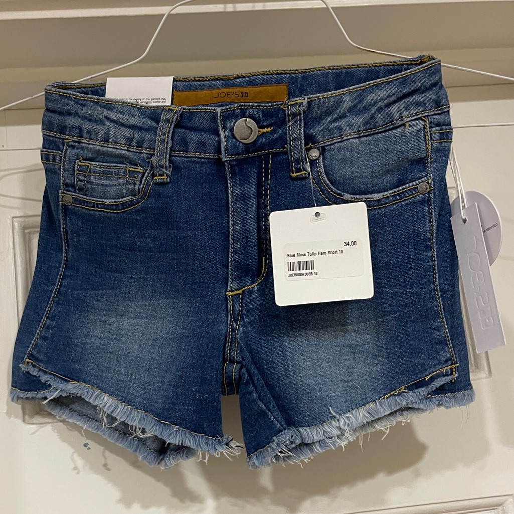 Joes Jeans The Markie Short No Rise Denim Jean Short Size 10. Nwt